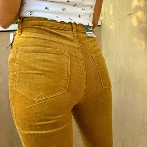 Yellow Corduroy Jeans